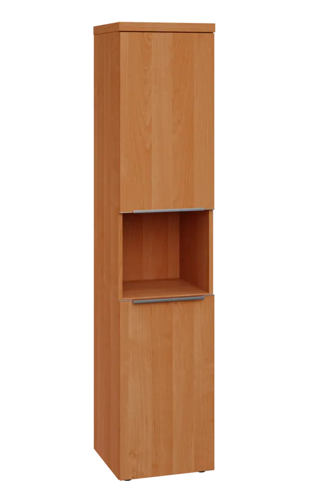 SIN 5 - 42DN kancelářská skříň, 2-dveřová/nika, pravá, 1820x400x400, olše jantar